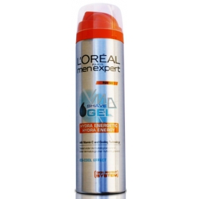 Loreal Paris Men Expert Hydra Energy gel na holení s efektem ledového osvěžení 200 ml