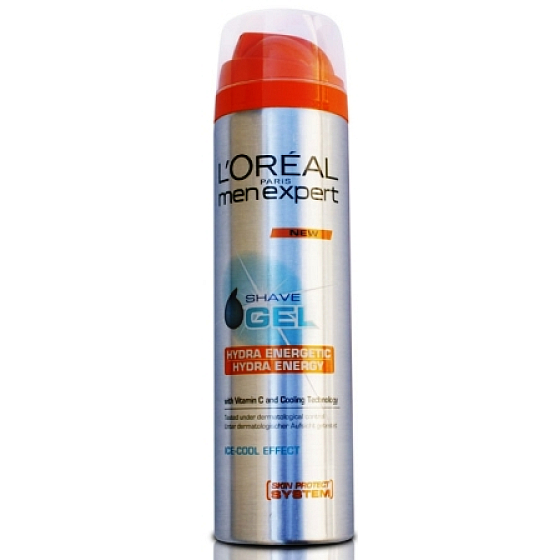 Loreal Paris Men Expert Hydra Energy gel na holení s efektem ledového osvěžení 200 ml