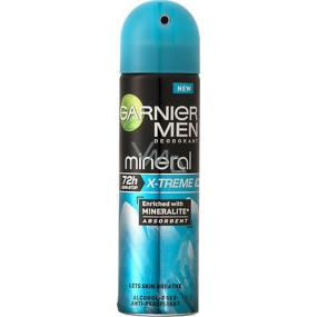 Garnier Men Mineral X-Treme Ice antiperspirant deodorant sprej pro muže 150 ml