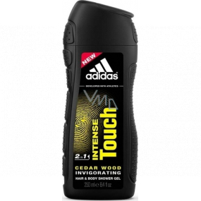 Adidas Intense Touch 2v1 sprchový gel na tělo a vlasy pro muže 250 ml