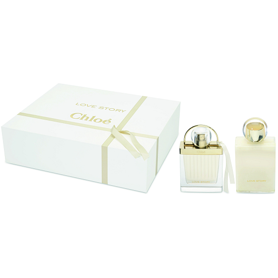 Chloé Love Story parfémovaná voda 50 ml + tělové mléko 100 ml, dárková sada