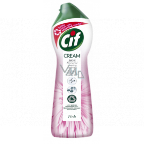 Cif Cream Pink Flower abrazivní čistící tekutý písek 250 ml