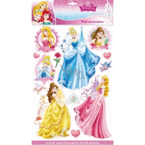 Samolepky na zeď Disney Princezny 3D 40 x 29 cm