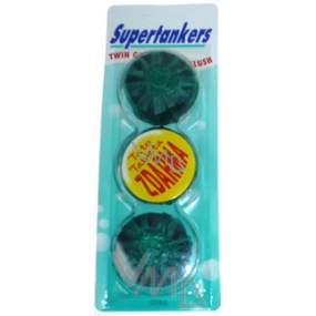 Supertankers Twin Green Wc tablety do nádrže 2 + 1, 3 x 50 g zelené