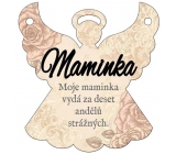 Albi Závěsná plaketka anděl Maminka 9 x 10 cm