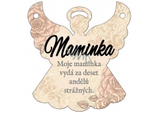 Albi Závěsná plaketka anděl Maminka 9 x 10 cm