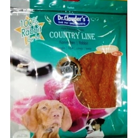 Dr. Clauders Country Line Králík plátky sušeného masa pro psy 170 g