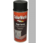 Color Works High Temp 918551 stříbrný žáruvzdorný lak na povrchy 400 ml