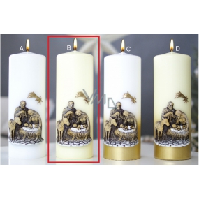 Lima Svatá rodina svíčka slonová kost válec 70 x 200 mm 1 kus