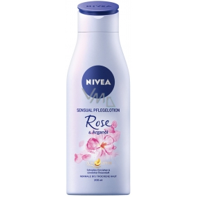Nivea Růže & arganový olej tělové mléko s olejem 200 ml