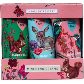 Heathcote & Ivory Forest Animals krém na ruce a nehty 3 x 30 ml, kosmetická sada