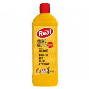 Real Creme Gel Kuchyně krémový gel na indukční, sklokeramické desky a další citlivé povrchy 450 g