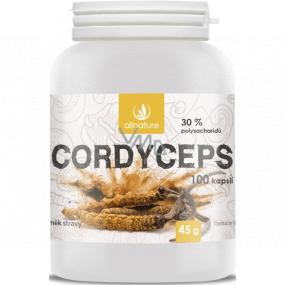 Allnature Cordyceps doplněk stravy pro sportovce 100 tablet