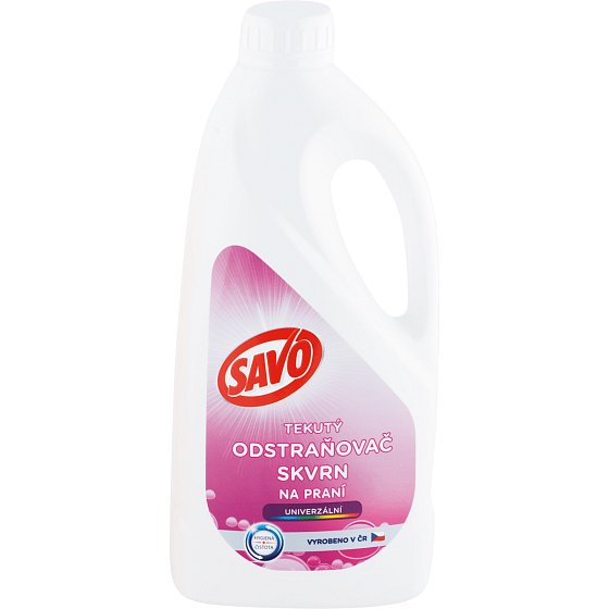 Savo Tekutý odstraňovač skvrn na prádlo univerzální 900 ml