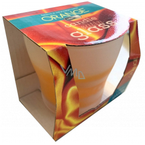 Admit Satin Glass Orange - Pomeranč vonná svíčka ve skle 75 g
