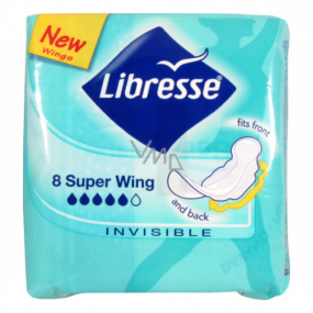 Libresse Invisible Super Clip intimní vložky s křidélky 9 kusů
