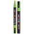 Posca Univerzální akrylátový popisovač 0,9 - 1,3 mm Zelené jablko PC-3M