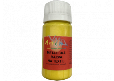 Art e Miss Barva na textil metalická 62 Žlutá 40 g