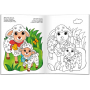Ditipo Omalovánky s říkankou Domácí zvířátka 16 stran 215 x 275 mm věk 3+