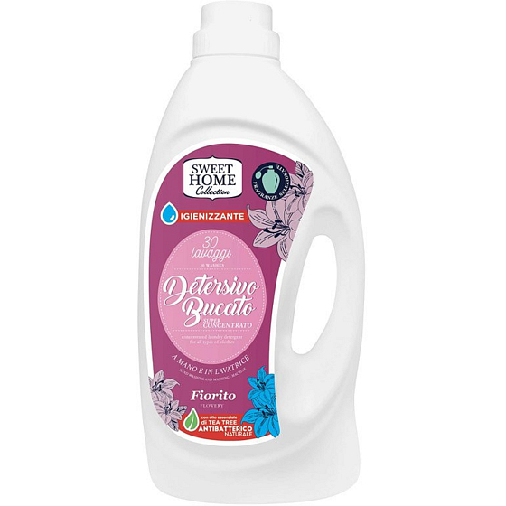 Sweet Home Fiorito - Rozkvetlá louka prací gel na bílé i barevné prádlo 30 dávek 1950 ml