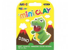 Amos I-Clay Mini Clay Modelovací schnoucí hmota Dino 4 barvy x 7,5 g