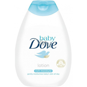 Dove Baby Rich Moisture zklidňující tělové mléko pro děti 400 ml