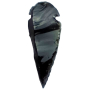 Obsidian přívěsek šíp přírodní kámen 3,8-5 cm, kámen záchrany