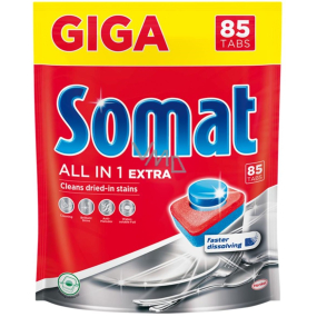 Somat All in 1 Extra tablety do myčky na nádobí 85 kusů