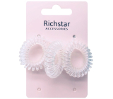 Richstar Accessories Gumička do vlasů spirála průhledná 3 kusy