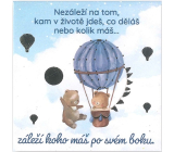 Albi Magnetka s ražbou Nezáleží na tom, kam v životě jdeš 6,5 x 6,5 cm