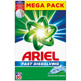 Ariel Mountain Spring box prací prášek na barevné prádlo 80 dávek 4,4 kg