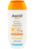 Astrid Sun Kids OF50 mléko na opalování 200 ml