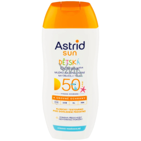 Astrid Sun Kids OF50 mléko na opalování 200 ml