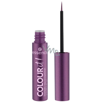 Essence Colour it! metalické tekuté oční linky 02 Dark Cherry 3 ml