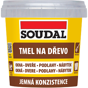 Soudal tmel na dřevo, bílý, 250 g Soudal tmel na dřevo, bílý, 250 g