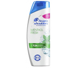 Head&Shoulders Menthol osvěžující šampon proti lupům pro normální a mastné vlasy 400 ml