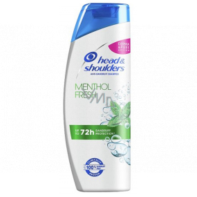 Head & Shoulders Menthol osvěžující šampon proti lupům pro normální a mastné vlasy 400 ml