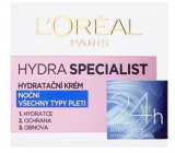 Loreal Paris Hydra Specialist noční hydratační krém pro všechny typy pleti 50 ml