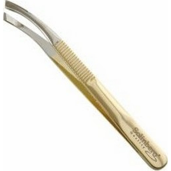 Solinberg Pinzeta šikmá stříbrno-zlatá 8,5 cm 1 kus 251-G195