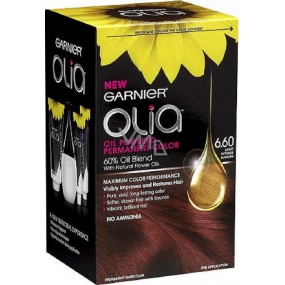 Garnier Olia barva na vlasy bez amoniaku 6.60 Intenzivní červená