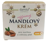 Damita Cosmetics DC Mandlový výživný denní krém pro suchou a citlivou pleť 50 g