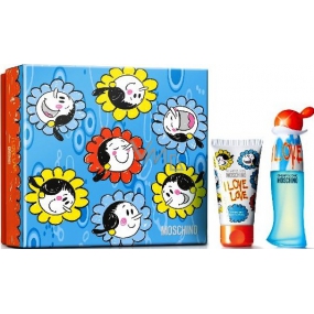Moschino I Love Love toaletní voda 30 ml + tělové mléko 50 ml, dárková sada