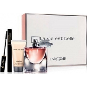 Lancome La Vie Est Belle parfémovaná voda pro ženy 50 ml + tělové mléko 50 ml + řasenka, dárková sada