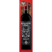 Bohemia Gifts Merlot Myslivecké víno Lovu zdar červené dárkové víno 750 ml