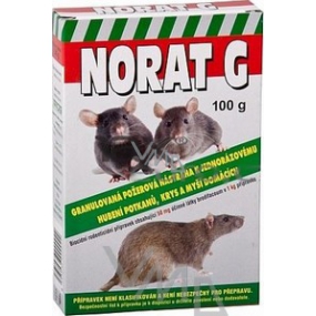 Norat G na hubení myší, krys a potkanů 100 g