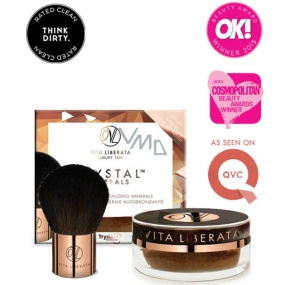 Vita Liberata Trystal Minerals Powder Samoopalovací minerální pudr s matujícím efektem 02 Bronze 9 g