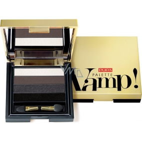 Pupa Vamp Palette paletka očních stínů 001 Smoky Black 4 g