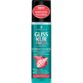 Gliss Kur Supreme Fullness regenerační expres balzám pro slabé a jemné vlasy 200 ml