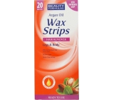 Beauty Formulas Arganový olej Wax Strips depilační pásky na nohy a tělo 20 kusů