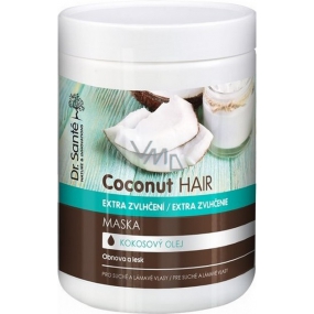 Dr. Santé Coconut Kokosový olej maska pro suché a lámavé vlasy 1 l